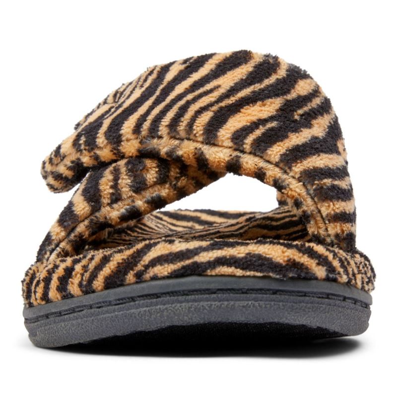 Vionic Women's Relax Slippers - Natural Tiger
