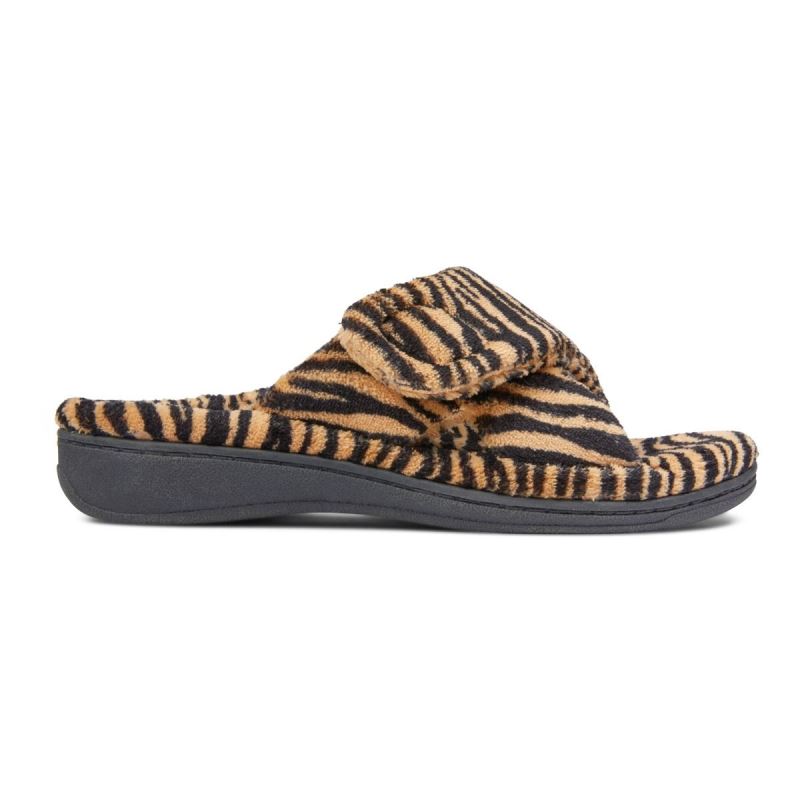 Vionic Women's Relax Slippers - Natural Tiger