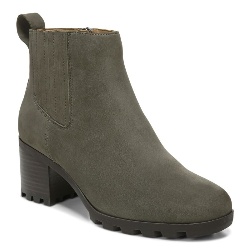 Vionic Women's Wilma Boot - Olive - Click Image to Close