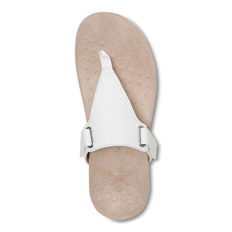 Vionic Women's Wanda T-Strap Sandal - Marshmallow