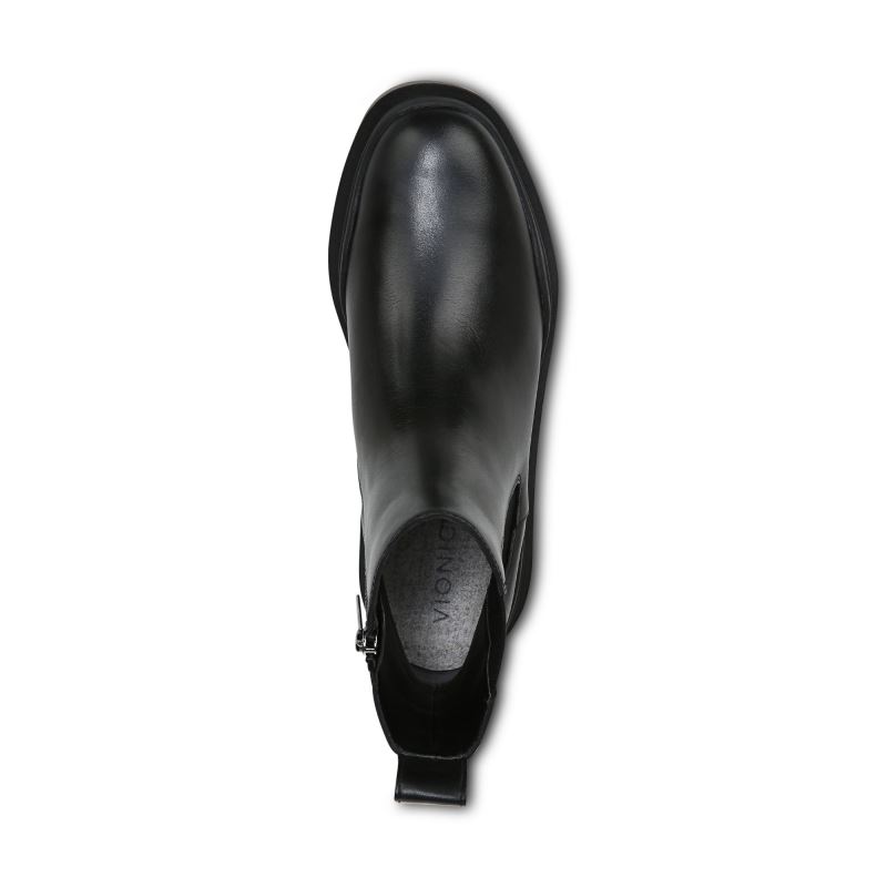 Vionic Women's Karsen Boot - Black Leather