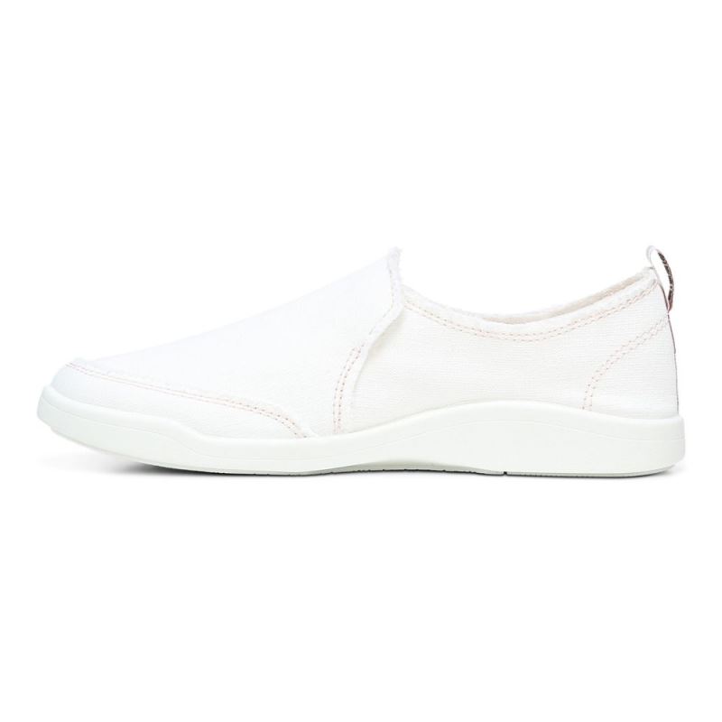 Vionic Women's Malibu Slip On - Cream Canvas