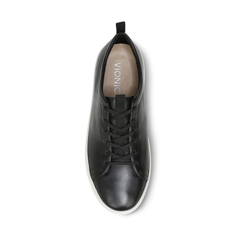 Vionic Women's Paisley Sneaker - Black Leather