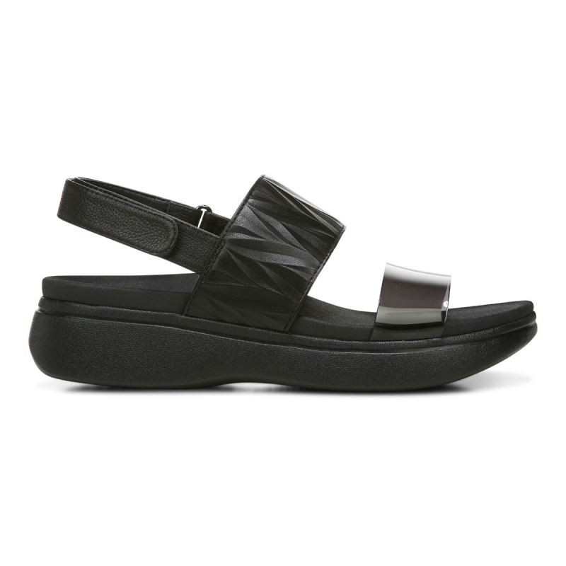 Vionic Women's Karleen Platform Sandal - Black