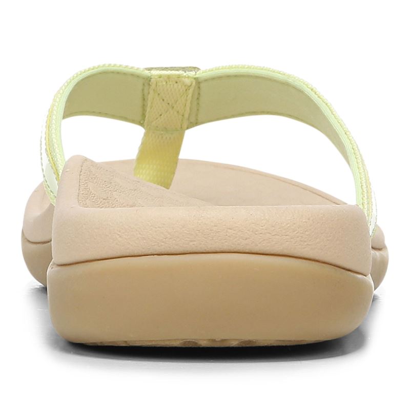 Vionic Women's Tide II Toe Post Sandal - Pale Lime