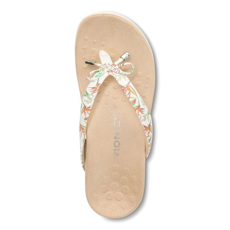 Vionic Women's Bella Toe Post Sandal - Marshmallow