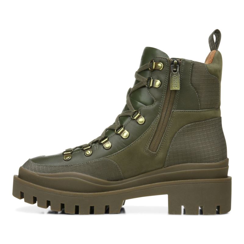Vionic Women's Jaxen Boot - Olive Leather Textile
