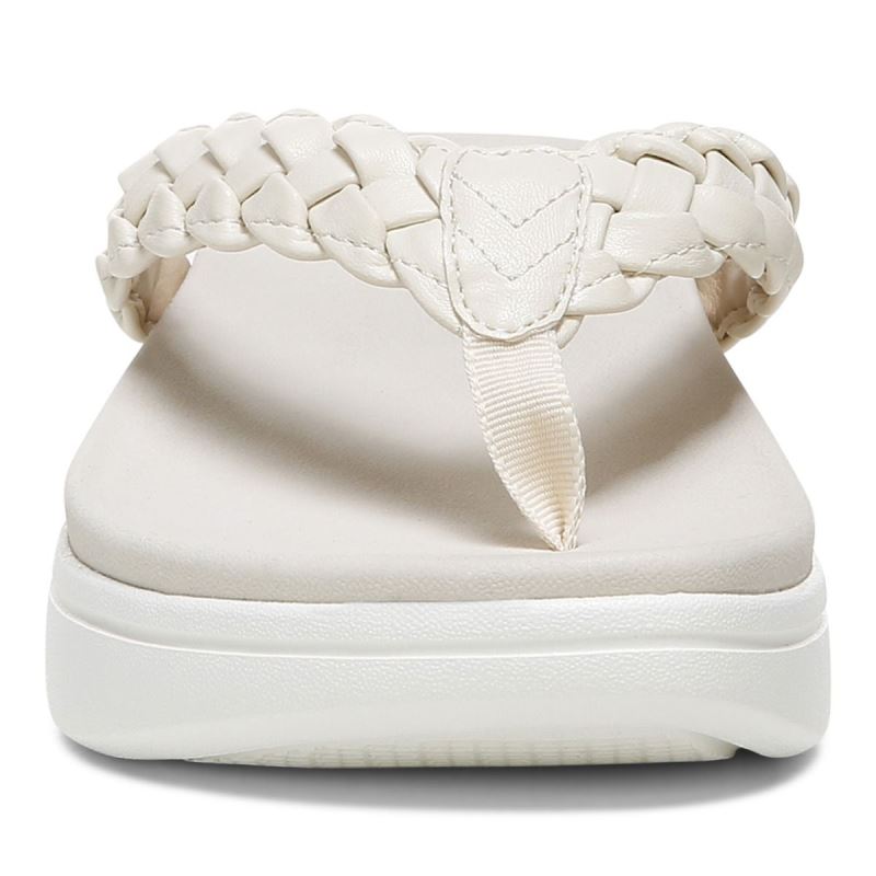 Vionic Women's Kenji Platform Sandal - Cream
