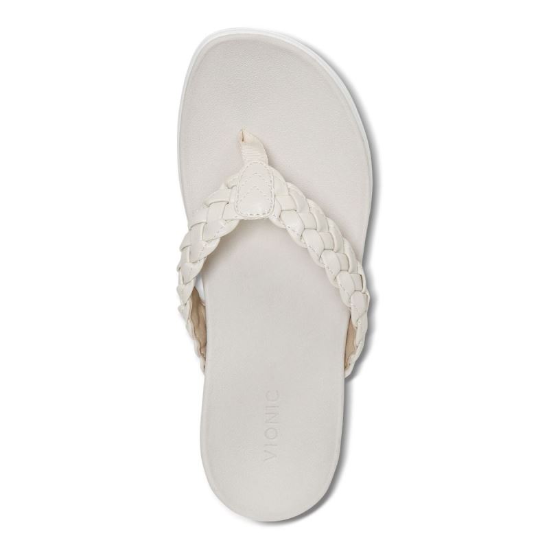 Vionic Women's Kenji Platform Sandal - Cream