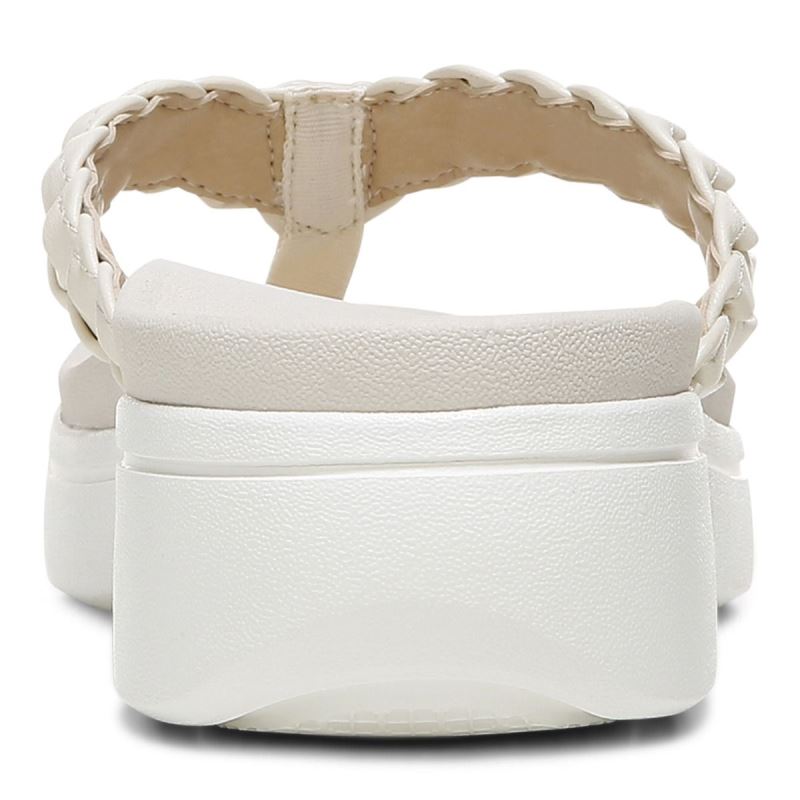 Vionic Women's Kenji Platform Sandal - Cream