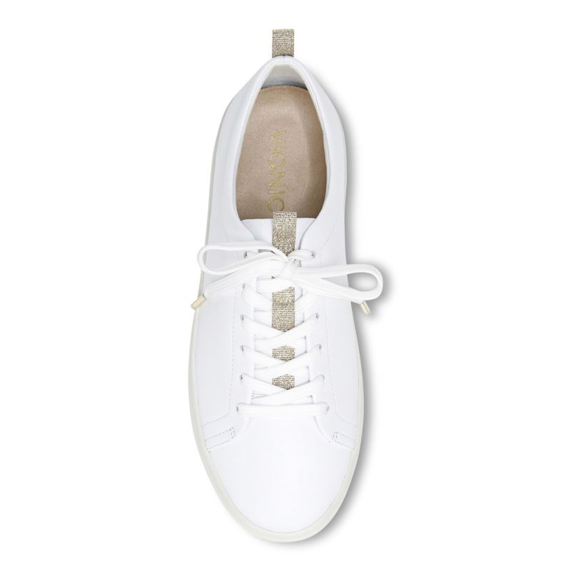 Vionic Women's Paisley Sneaker - White Leather