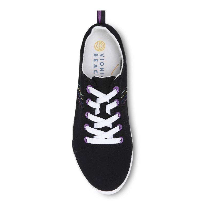 Vionic Women's Stinson Sneaker - Black Canvas