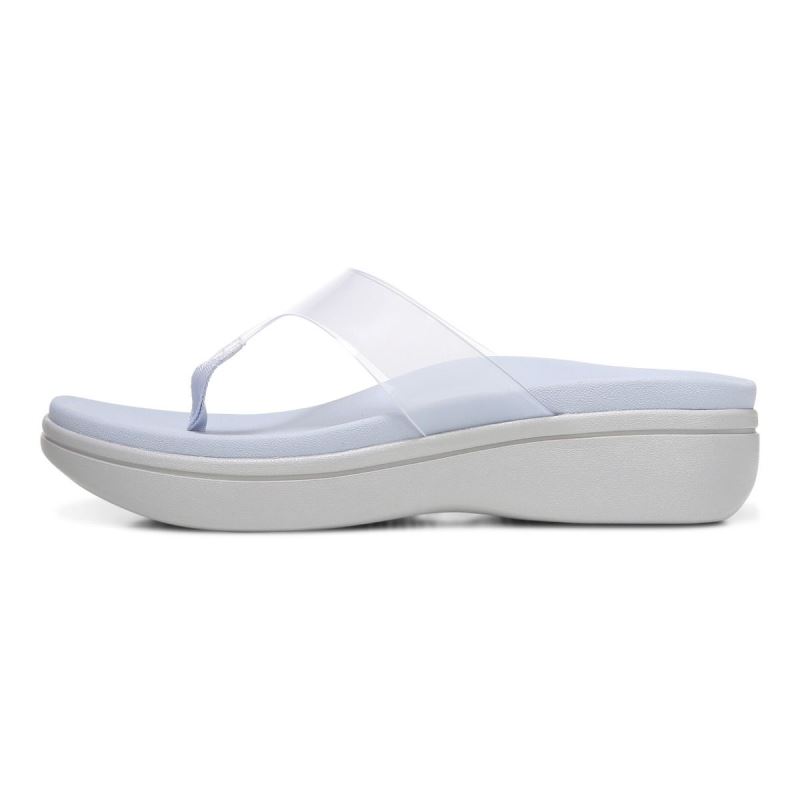 Vionic Women's Luminous Platform Sandal - Blue Haze