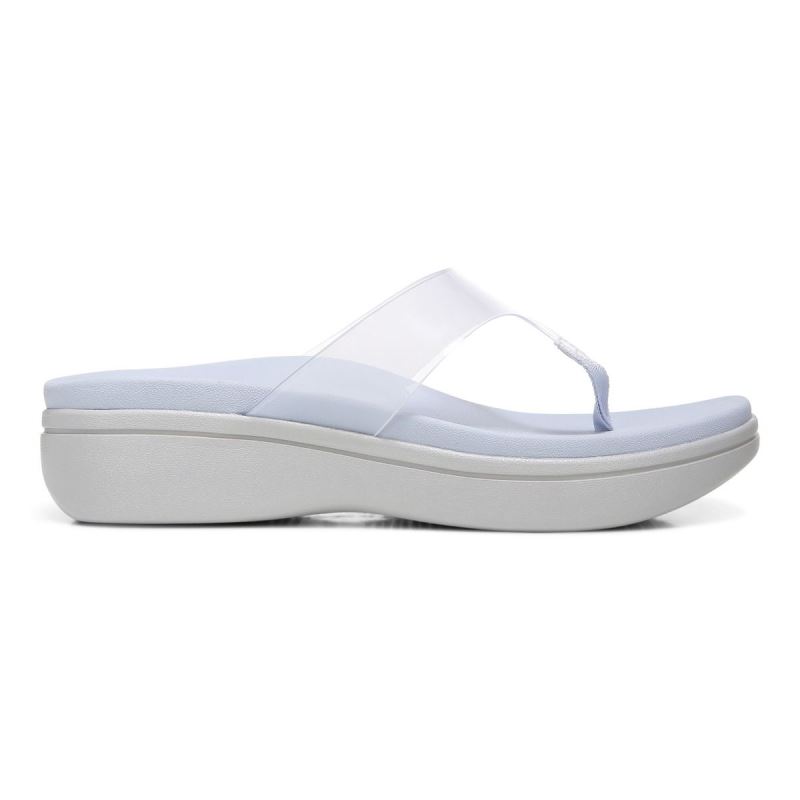 Vionic Women's Luminous Platform Sandal - Blue Haze