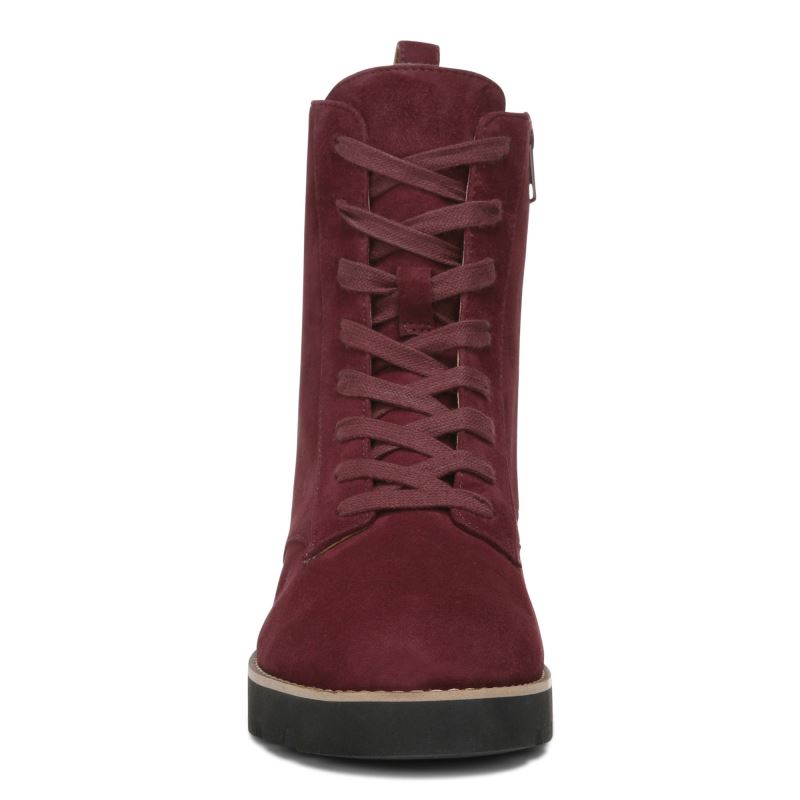 Vionic Women's Lani Lace-up Boot - Port Suede