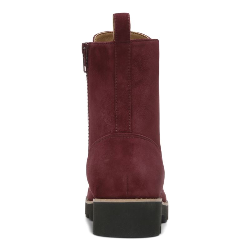 Vionic Women's Lani Lace-up Boot - Port Suede