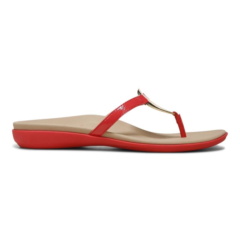 Vionic Women's Raysa Toe Post Sandal - Poppy