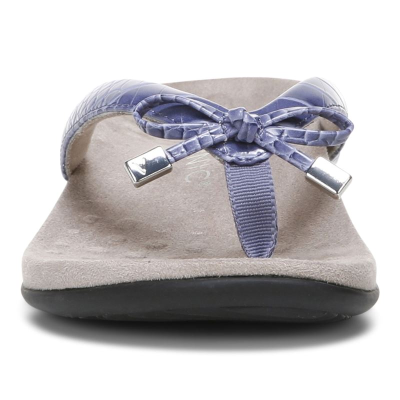 Vionic Women's Bella Toe Post Sandal - Purple