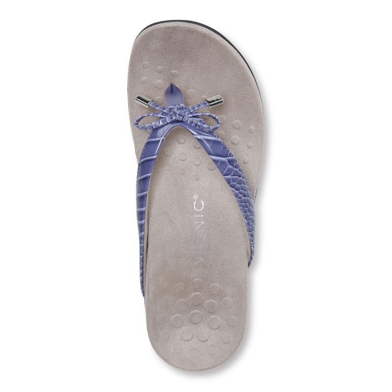 Vionic Women's Bella Toe Post Sandal - Purple