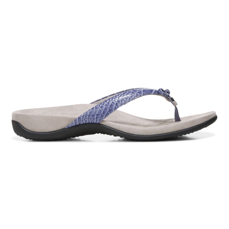 Vionic Women's Bella Toe Post Sandal - Purple