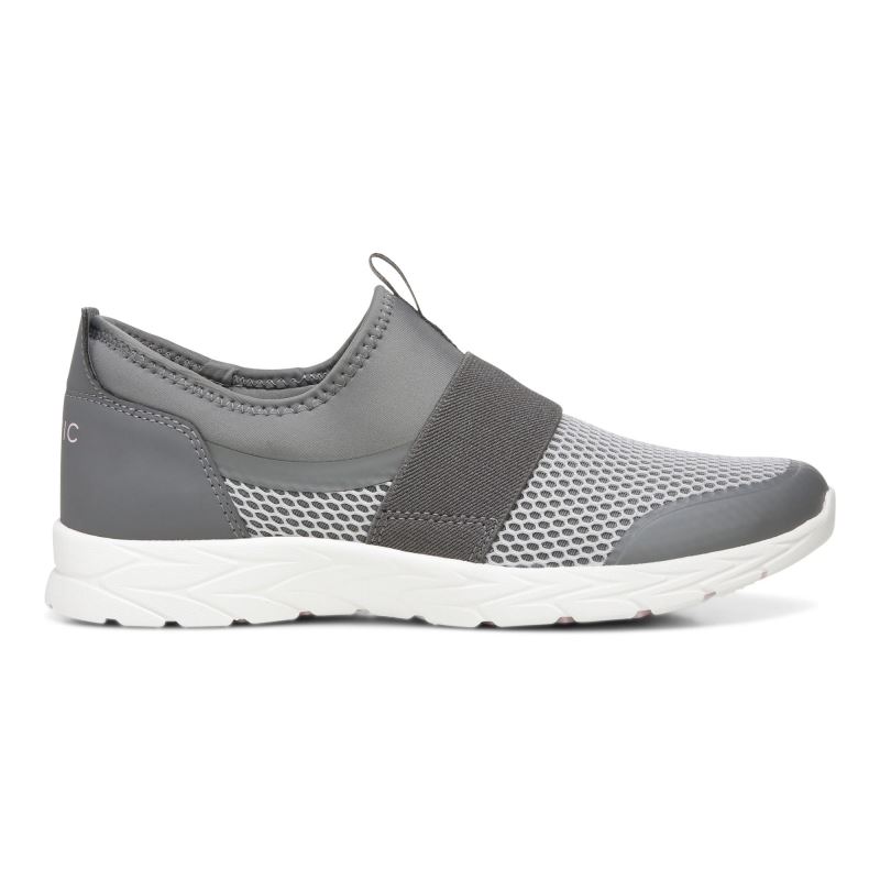 Vionic Women's Camrie Slip on Sneaker - Charcoal