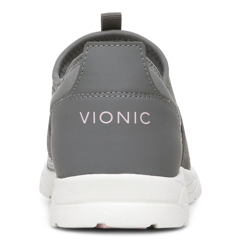 Vionic Women's Camrie Slip on Sneaker - Charcoal