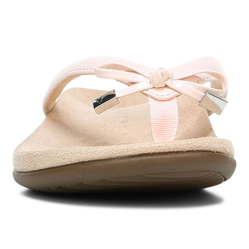Vionic Women's Bella Toe Post Sandal - Pale Blush