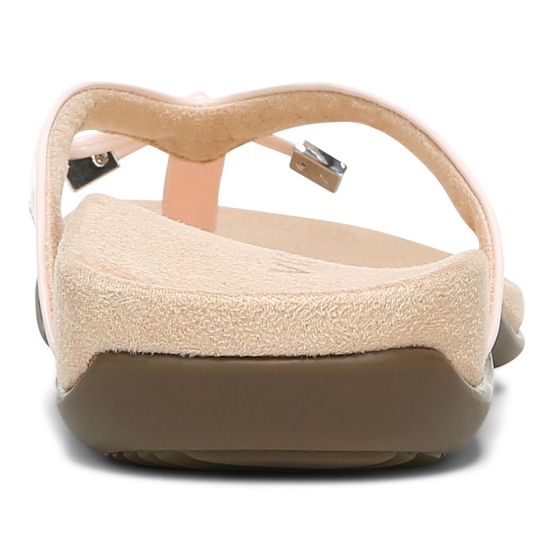 Vionic Women's Bella Toe Post Sandal - Pale Blush