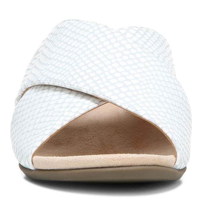 Vionic Women's Leticia Wedge Sandal - White