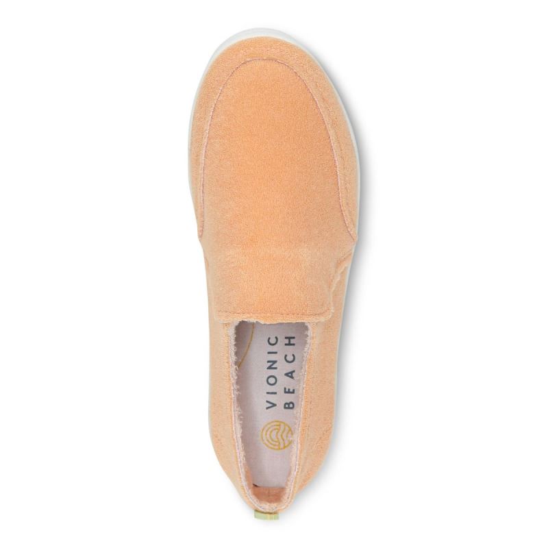 Vionic Women's Malibu Slip On - Apricot Terry