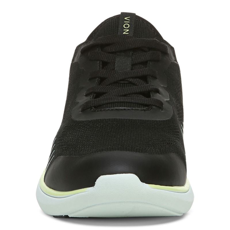 Vionic Women's Embolden Sneaker - Black Pale Lime