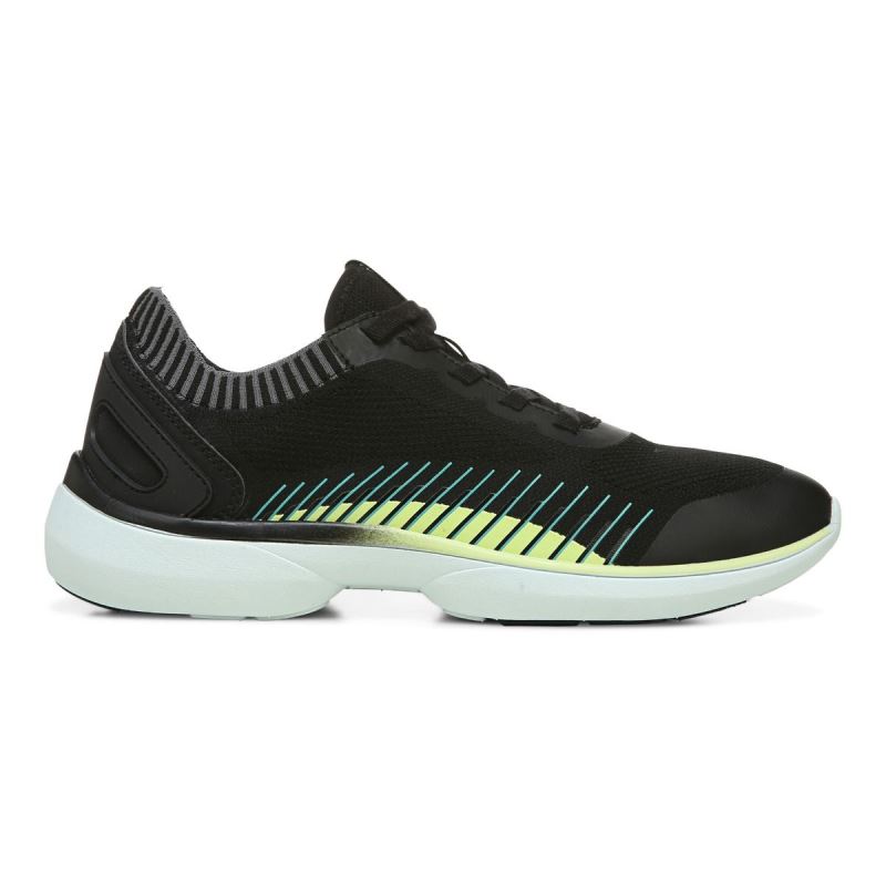 Vionic Women's Embolden Sneaker - Black Pale Lime