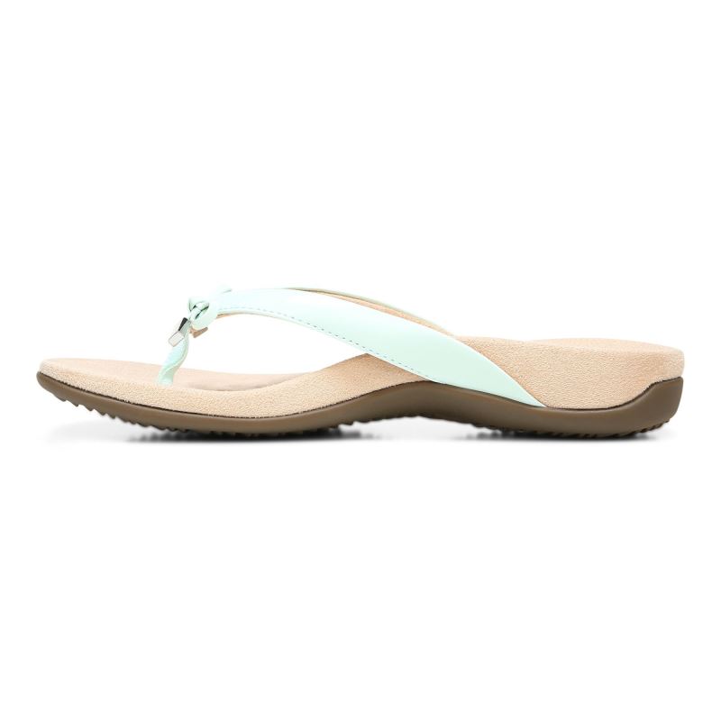 Vionic Women's Bella Toe Post Sandal - Seafoam