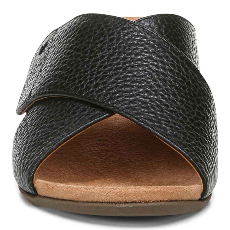 Vionic Women's Leticia Wedge Sandal - Black
