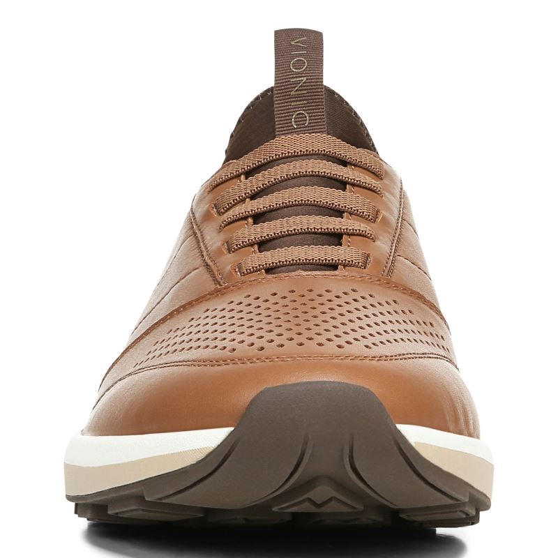Vionic Men's Trent Sneaker - Toffee Leather