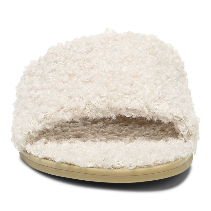 Vionic Women's Demi Shearling Slide - Natural