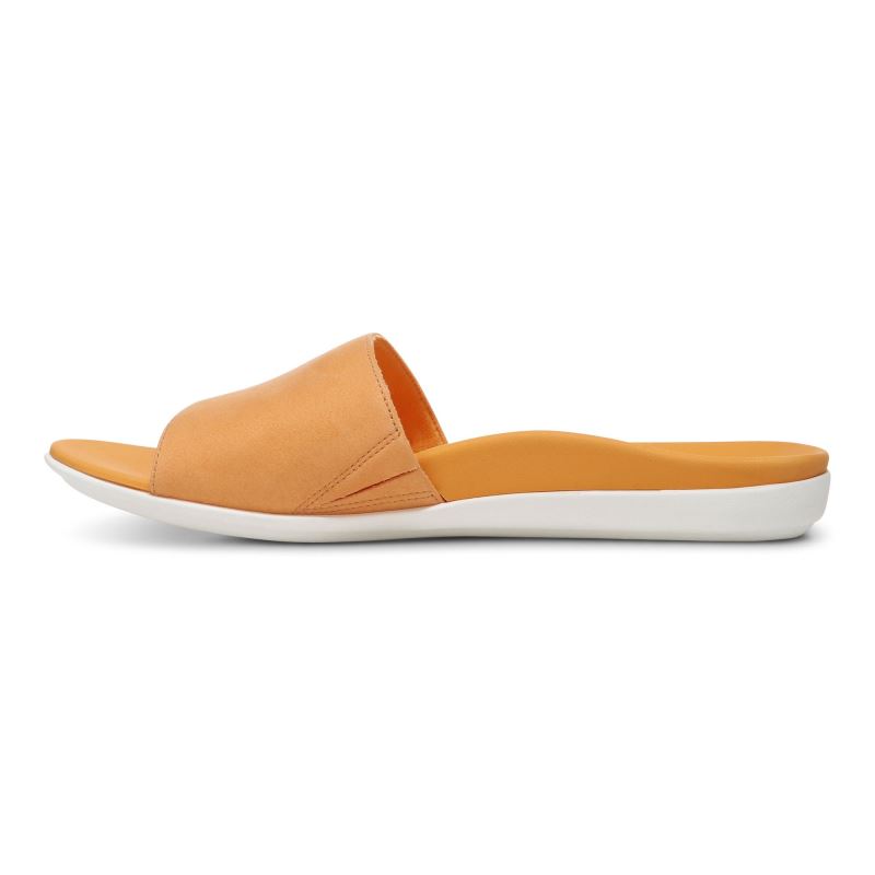 Vionic Women's Val Slide Sandal - Arancio Nubuck