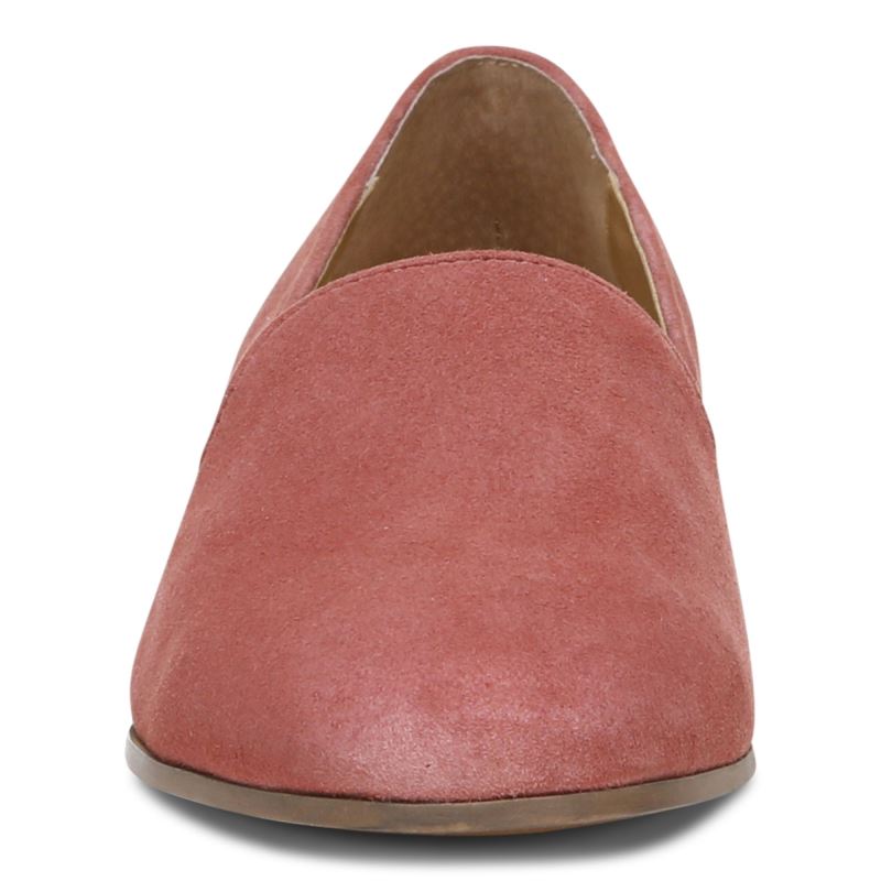 Vionic Women's Willa Slip on Flat - Dusty Cedar Suede