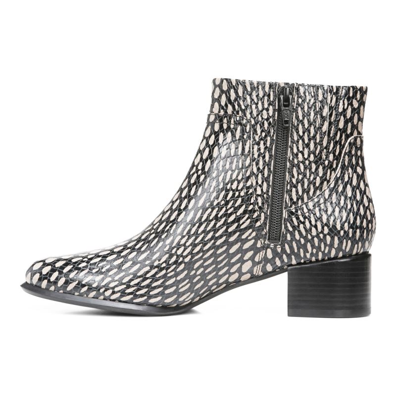 Vionic Women's Kamryn Ankle Boot - Black With Spots
