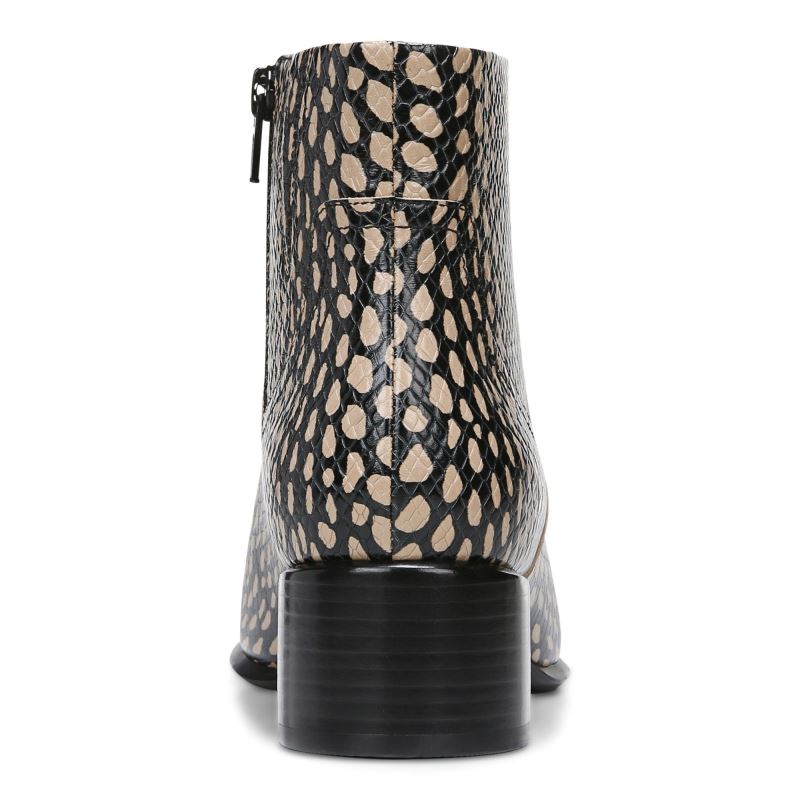 Vionic Women's Kamryn Ankle Boot - Black With Spots