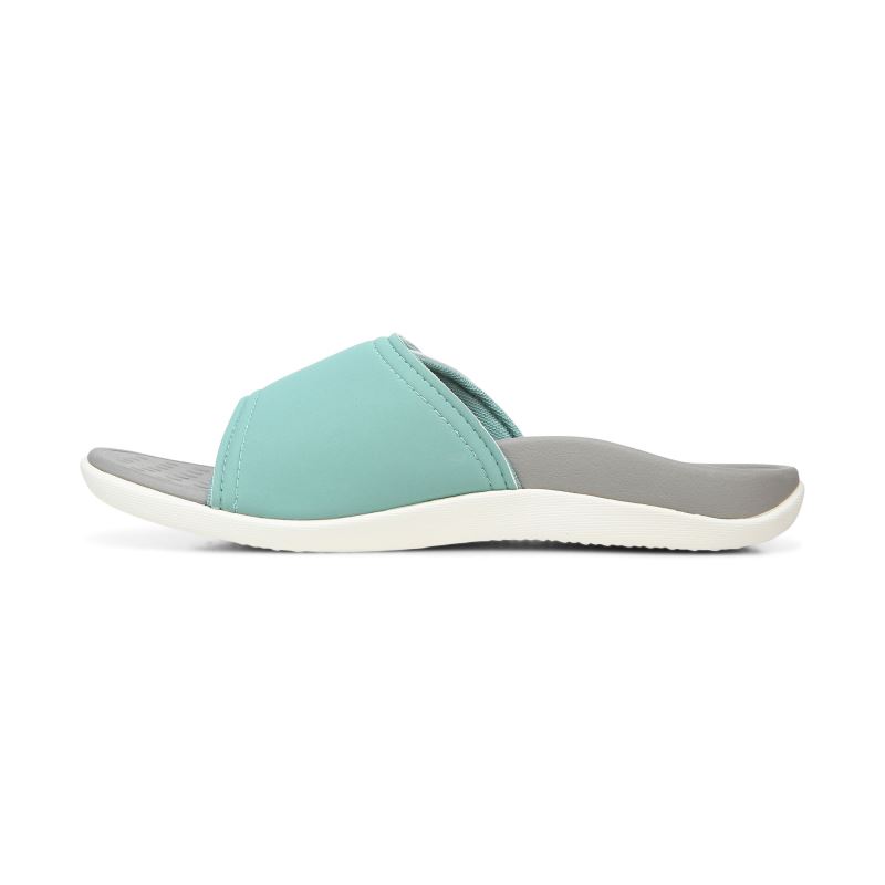 Vionic Men's Kiwi Slide Sandal - Wasabi