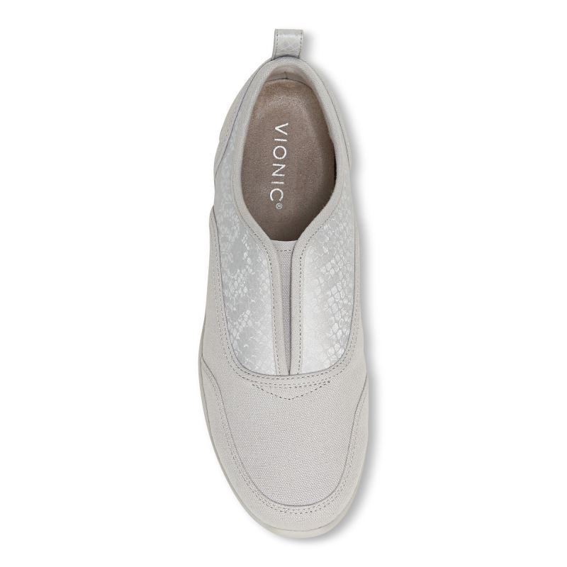 Vionic Women's Denver Slip On Sneaker - Light Grey