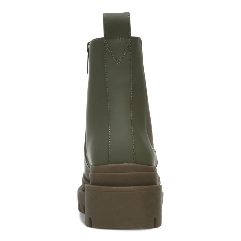 Vionic Women's Karsen Boot - Olive Synthetic Rubber