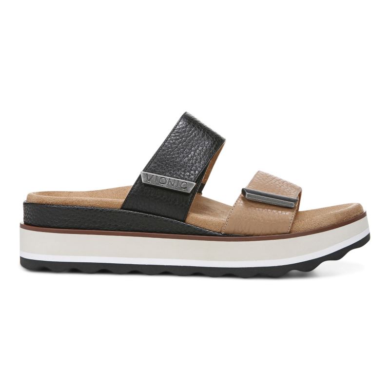 Vionic Women's Brandie Flatform Sandal - Black