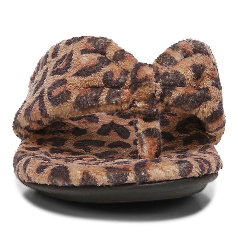 Vionic Women's Lydia Slipper - Brown Leopard