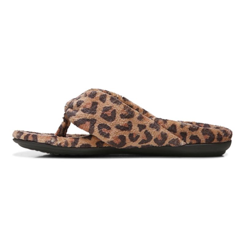 Vionic Women's Lydia Slipper - Brown Leopard