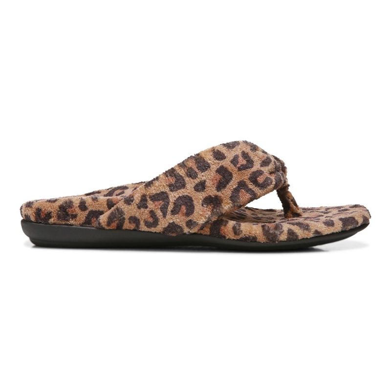 Vionic Women's Lydia Slipper - Brown Leopard
