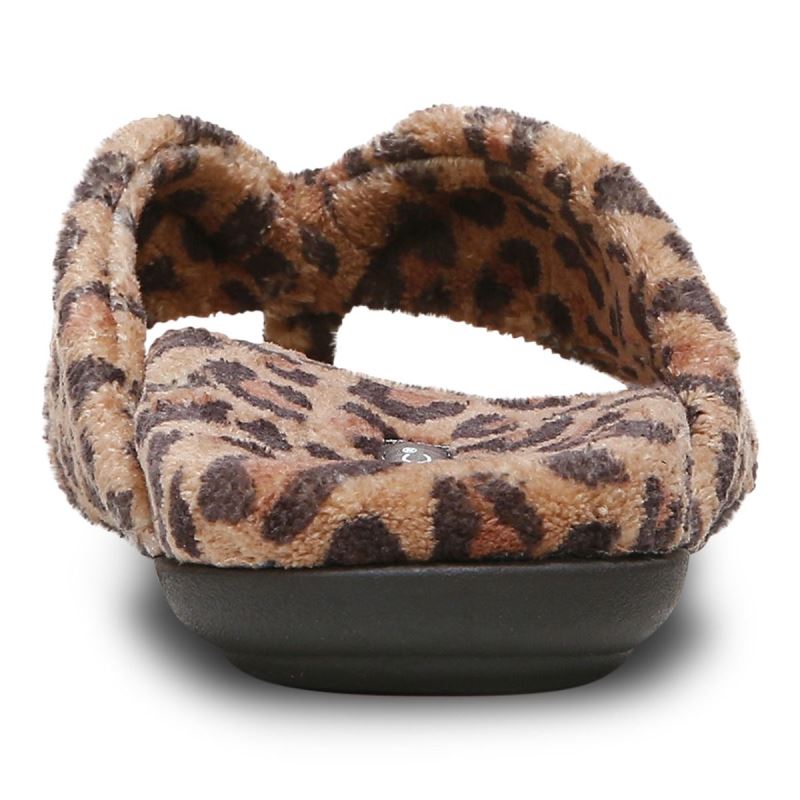 Vionic Women's Lydia Slipper - Brown Leopard