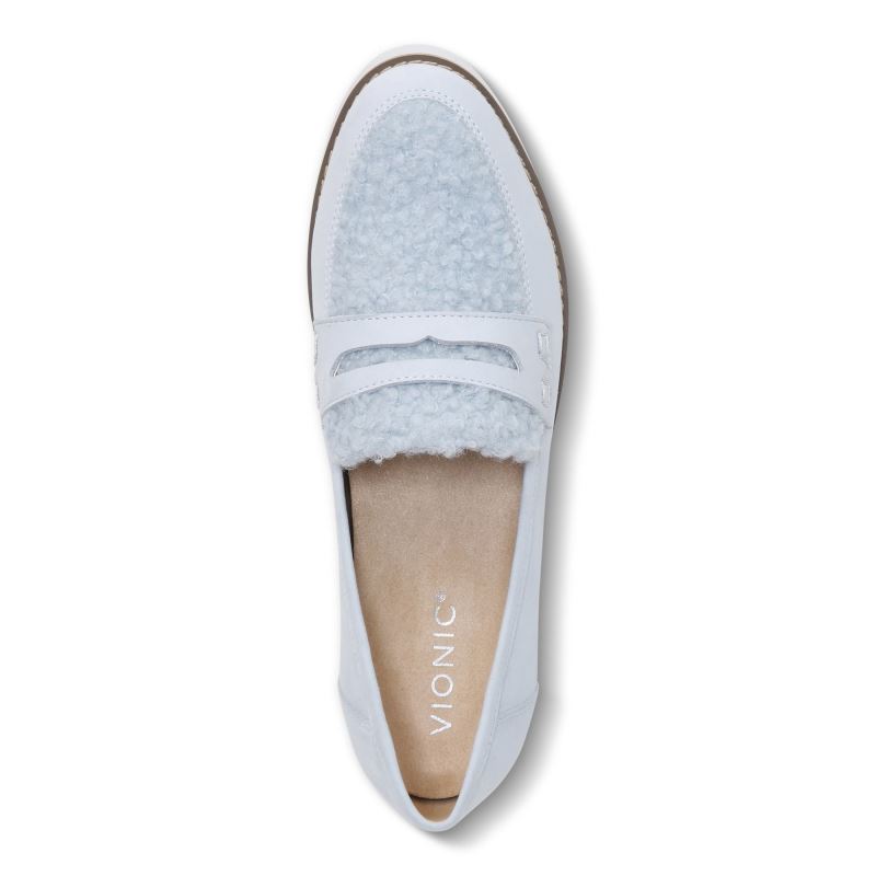 Vionic Women's Cheryl Loafer - Arctic Ice Shearling