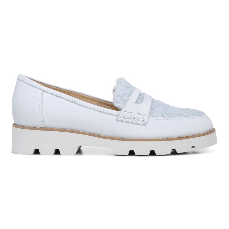 Vionic Women's Cheryl Loafer - Arctic Ice Shearling